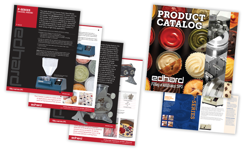 Edhard Sell Sheets and Catalog